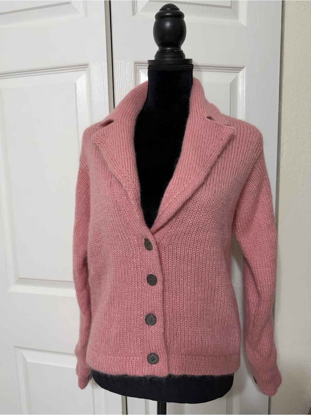 Vintage Mohair Wool Women Cardigan Sweater Size S Vintage Mohair Wool Women Cardigan Sweater Size S